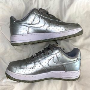 Metallic Air Force 1s